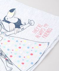 Blusa-Infantil-Menina-com-Tucano-e-Brilho-Manga-Curta-Cinza-Mescla-Claro-9631450-Cinza_Mescla_Claro_4