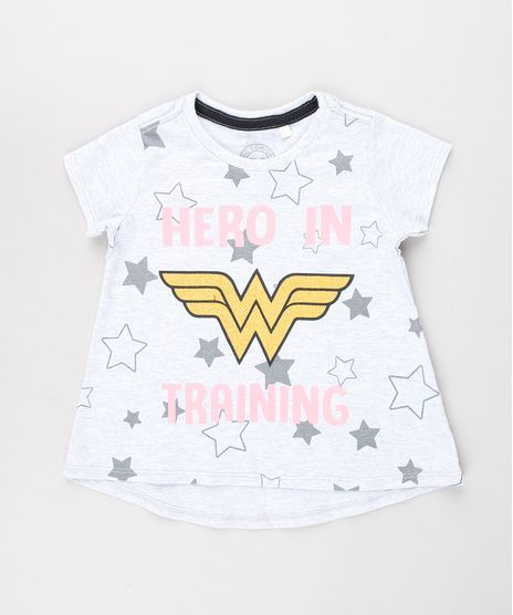 Blusa-Infantil-Mulher-Maravilha-com-Brilho-Manga-Curta-Cinza-Mescla-Claro-9632319-Cinza_Mescla_Claro_1