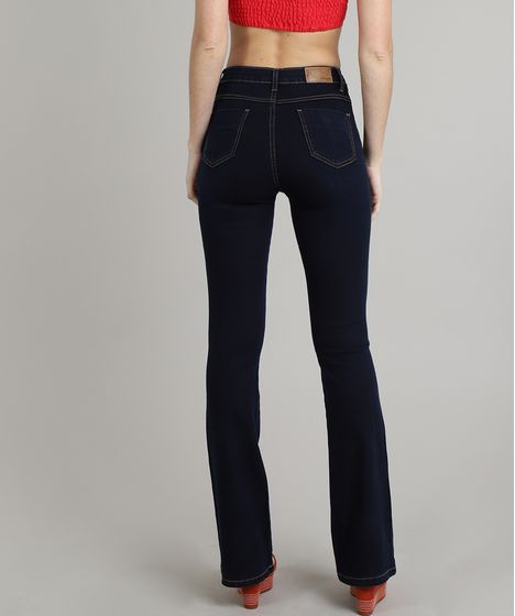 calça jeans feminina flare sawary