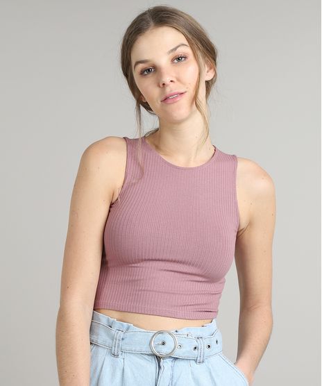 Regata-Feminina-Basica-Cropped-Canelada-Decote-Redondo-Rose-Escuro-9466129-Rose_Escuro_1