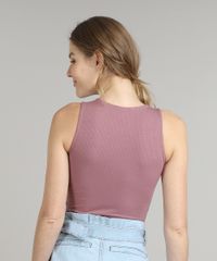 Regata-Feminina-Basica-Cropped-Canelada-Decote-Redondo-Rose-Escuro-9466129-Rose_Escuro_2