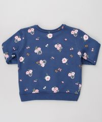 Blusao-Infantil-em-Moletom-Estampado-Floral--Love---Azul-Marinho-9623065-Azul_Marinho_2