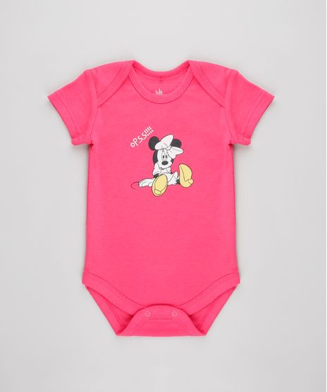Body-Infantil-Minnie-Estampado-Manga-Curta-Rosa-Escuro-9448763-Rosa_Escuro_1