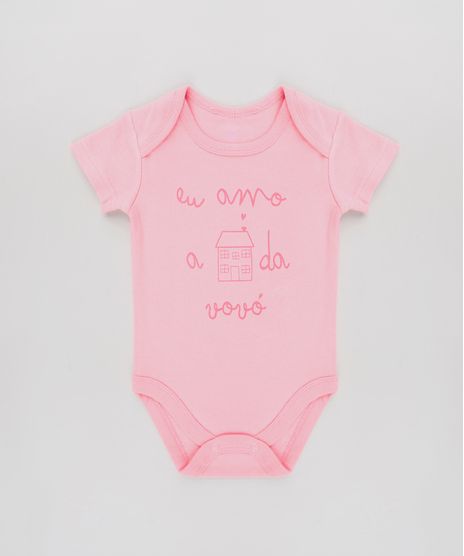 Body-Infantil--Eu-Amo-a-Casa-da-Vovo--Manga-Curta-Rosa-9584492-Rosa_1