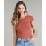 Blusa-Feminina-Botone-Basica-Manga-Curta-Decote-Redondo-Cobre-9278286-Cobre_1