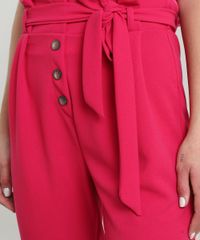 Calca-Feminina-Carrot-Clochard-com-Botoes-e-Faixa-para-Amarrar-Pink-9663752-Pink_4