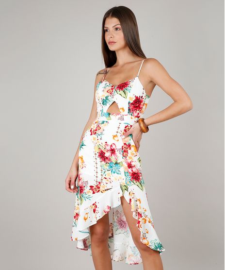 Vestido-Feminino-Midi-Estampado-Floral-com-Babado-Alcas-Finas-Decote-V--Off-White-9533116-Off_White_1