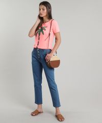 Blusa-Feminina--The-Right-Side--Manga-Curta-Decote-Redondo-Rosa-Neon-9617237-Rosa_Neon_3