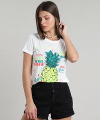 Blusa-Feminina-Abacaxi-Neon-Manga-Curta-Decote-Redondo-Off-White-9617236-Off_White_1