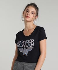 Blusa-Feminina-Mulher-Maravilha-Manga-Curta-Decote-Redondo-Preta-9649027-Preto_1