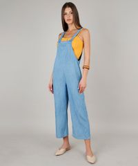 Macacao-Jeans-Feminino-Amplo-com-Bolso-Alcas-Largas--Azul-Claro-9654601-Azul_Claro_1