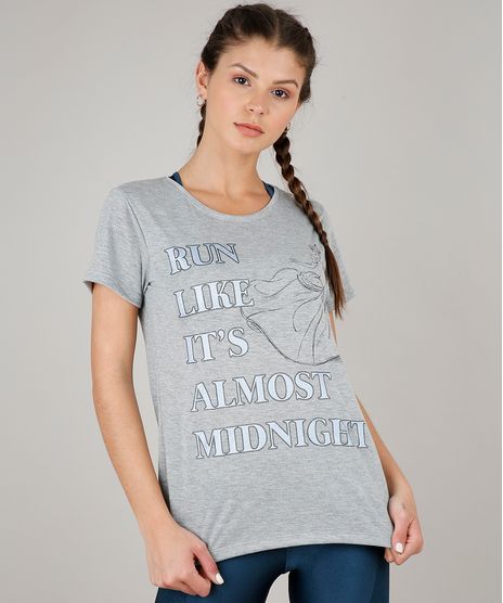 Blusa-Feminina-Cinderela--Run--Manga-Curta-Decote-Redondo-Cinza-Mescla-Claro-9596231-Cinza_Mescla_Claro_1