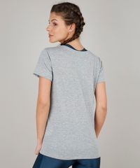 Blusa-Feminina-Cinderela--Run--Manga-Curta-Decote-Redondo-Cinza-Mescla-Claro-9596231-Cinza_Mescla_Claro_2