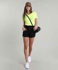 Blusa-Feminina-Canelada-Manga-Curta-Decote-Redondo-Amarelo-Neon-9297517-Amarelo_Neon_3