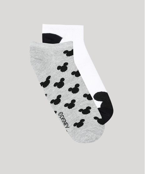 Kit-de-2-Meias-Femininas-Cano-Baixo-Mickey-Multicor-9659745-Multicor_1