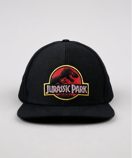 Bone-Infantil-Aba-Reta-Jurassic-Park-Preto-9639672-Preto_1