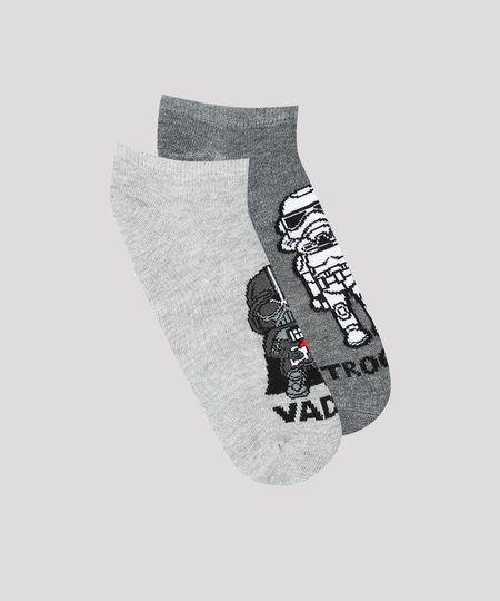 Kit-de-2-Meias-Femininas-Cano-Baixo-Star-Wars-Cinza-Mescla-9659749-Cinza_Mescla_1 Kit-de-2-Meias-Femininas-Cano-Baixo-Star-Wars-Cinza-Mescla-9659749-Cinza_Mescla_1
