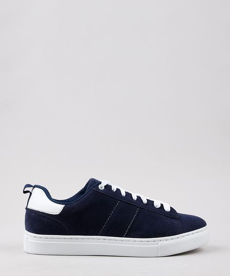 Tenis-Masculino-Oneself-em-Suede--Azul-Marinho-9668437-Azul_Marinho_1