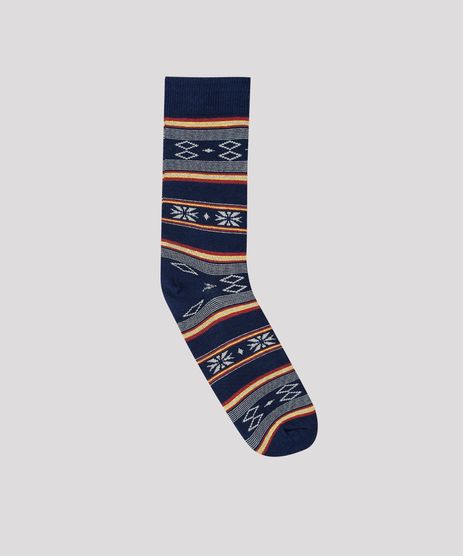 Meia-Masculina-Cano-Alto-Estampada-Etnica-Azul-Marinho-9636363-Azul_Marinho_1