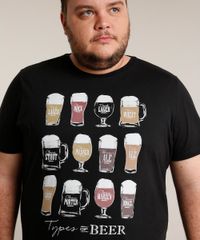 Camiseta-Masculina-Plus-Size--Types-of-Beer--Manga-Curta-Gola-Careca-Preta-9528298-Preto_4