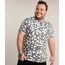 Camiseta-Masculina-Plus-Size-Slim-Fit-Estampada-de-Folhagem-Manga-Curta-Gola-Careca-Branca-9697804-Branco_1