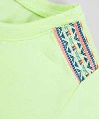 Blusa-Infantil-com-Estampa-Etnica-Manga-Curta--Verde-Claro-9654631-Verde_Claro_4