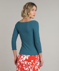 Blusa-Feminina-Canelada-Manga-3-4-Decote-Reto-Azul-Petroleo-9620044-Azul_Petroleo_2