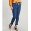 Calca-Jeans-Feminina-Jogger-com-Bolso-e-Cadarco-Azul-Escuro-9662965-Azul_Escuro_1