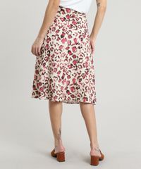 Saia-Feminina-Midi-Estampada-Animal-Print-com-Recorte-Kaki-9617835-Kaki_2