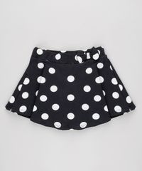 Short-Saia-Infantil-Estampado-de-Poa-Com-Laco-Preto-9631453-Preto_1