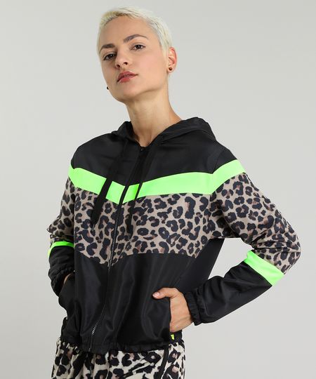 Jaqueta-Corta-Vento-Feminina-Animal-Print-e-Neon-com-Capuz-Preta-9597120-Preto_1 Jaqueta-Corta-Vento-Feminina-Animal-Print-e-Neon-com-Capuz-Preta-9597120-Preto_1