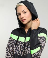 Jaqueta-Corta-Vento-Feminina-Animal-Print-e-Neon-com-Capuz-Preta-9597120-Preto_4