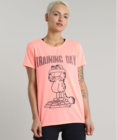 Blusa-Feminina-Esportiva-Ace-Garfield-Manga-Curta-Decote-Redondo-Laranja-Neon-9570612-Laranja_Neon_1