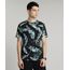 Camiseta-Masculina-Estampada-Folhagem-de-Bananeira-Manga-Curta-Gola-Careca-Preta-9626394-Preto_1