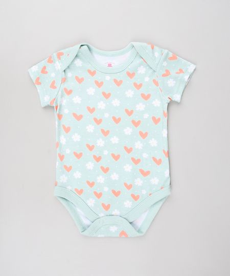 Body-Infantil-Estampado-Floral-Manga-Curta-Verde-9584499-Verde_1