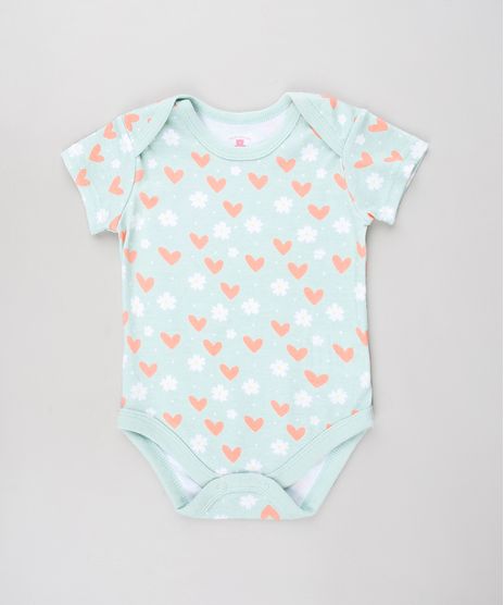 Body-Infantil-Estampado-Floral-Manga-Curta-Verde-9584499-Verde_1