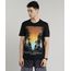 Camiseta-Masculina--Santa-Monica--Manga-Curta-Gola-Careca-Preta-9593801-Preto_1