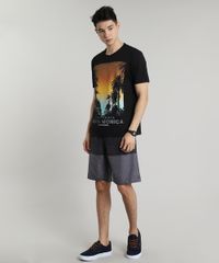 Camiseta-Masculina--Santa-Monica--Manga-Curta-Gola-Careca-Preta-9593801-Preto_3