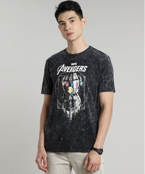 Camiseta-Masculina-Manopla-do-Infinito-Os-Vingadores-Marmorizada-Manga-Curta-Gola-Careca-Preta-9609296-Preto_1