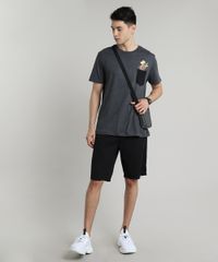 Camiseta-Masculina-Scooby-Doo-com-Bolso-Manga-Curta-Gola-Careca-Cinza-Mescla-Escuro-9687492-Cinza_Mescla_Escuro_3