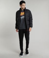 Camiseta-Masculina-De-Volta-para-o-Futuro-Manga-Curta-Gola-Careca-Cinza-Mescla-Escuro-9687490-Cinza_Mescla_Escuro_3