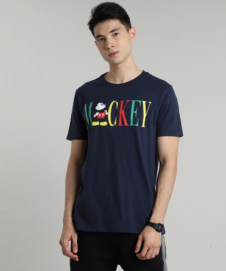 Camiseta-Masculina-Mickey-Mouse-Manga-Curta-Gola-Careca-Azul-Marinho-9687484-Azul_Marinho_1