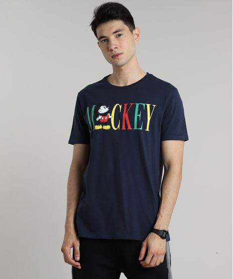 Camiseta-Masculina-Mickey-Mouse-Manga-Curta-Gola-Careca-Azul-Marinho-9687484-Azul_Marinho_1