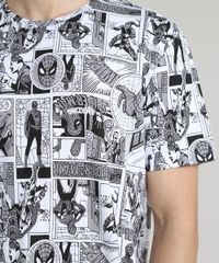 Camiseta-Masculina-Homem-Aranha-Estampada-Quadrinhos-Manga-Curta-Gola-Careca-Off-White-9597452-Off_White_4