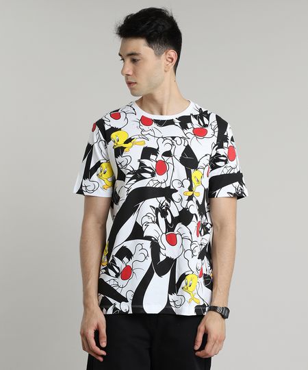 Camiseta-Masculina-Frajola-e-Piu-Piu-Estampada-Manga-Curta-Gola-Careca-Off-White-9689258-Off_White_1 Camiseta-Masculina-Frajola-e-Piu-Piu-Estampada-Manga-Curta-Gola-Careca-Off-White-9689258-Off_White_1