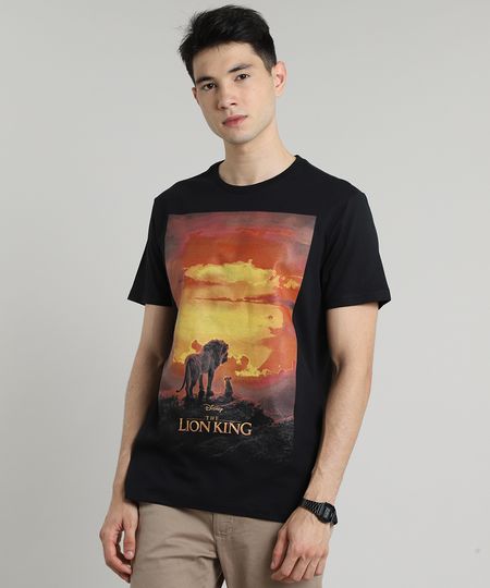 Camiseta-Masculina-O-Rei-Leao-Manga-Curta-Gola-Careca-Preta-9687482-Preto_1 Camiseta-Masculina-O-Rei-Leao-Manga-Curta-Gola-Careca-Preta-9687482-Preto_1
