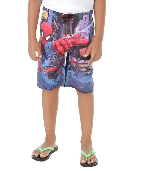 Bermuda-Estampada-Homem-Aranha-Azul-Escuro-8525078-Azul_Escuro_1