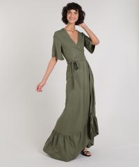 Vestido-Feminino-Mindset-Longo-Envelope-Manga-Curta-Verde-Militar-9690439-Verde_Militar_3