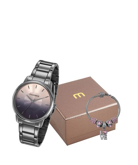 Kit-de-Relogio-Analogico-Mondaine-Feminino---Pulseira---53606LPMVSE9K1-Grafite-9686943-Grafite_1