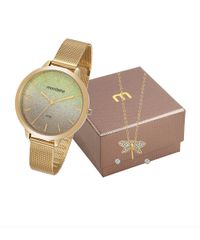 Kit-de-Relogio-Analogico-Mondaine-Feminino---Brinco---Colar---53618LPMKDE1K2-Dourado-9687030-Dourado_1